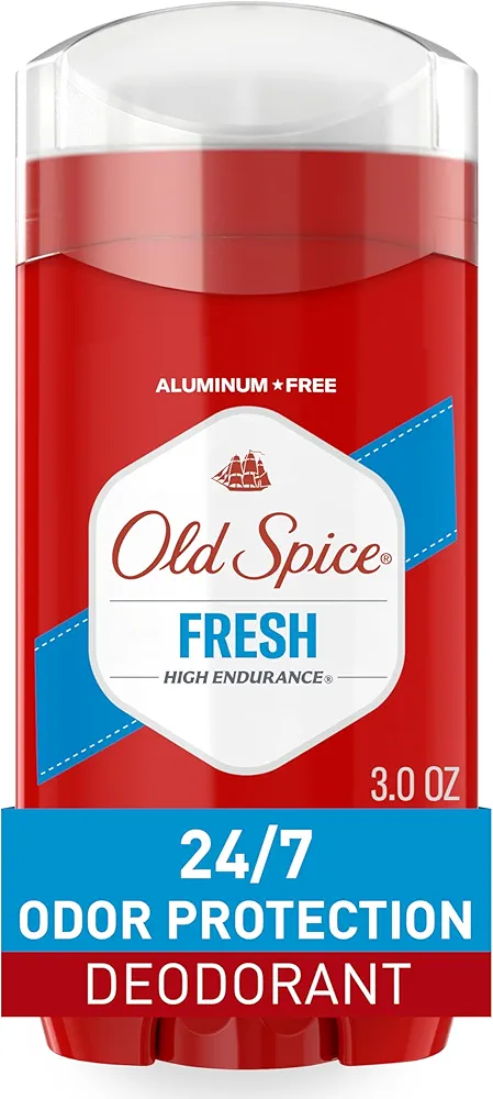 Old Spice High Endurance Deodorant for Men, Aluminum Free, Fresh Scent, 3.0 oz