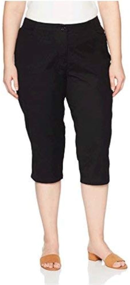 Riders By Lee Indigo Womens Comfort Collection L-Pocket Twill Capri