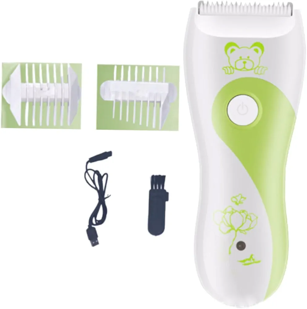 1Set hair clippers for kids infant hair clipper silent razor rechargeable haircut for kids electric hair trimmer for baby kids electric hair cut household electric clippers child