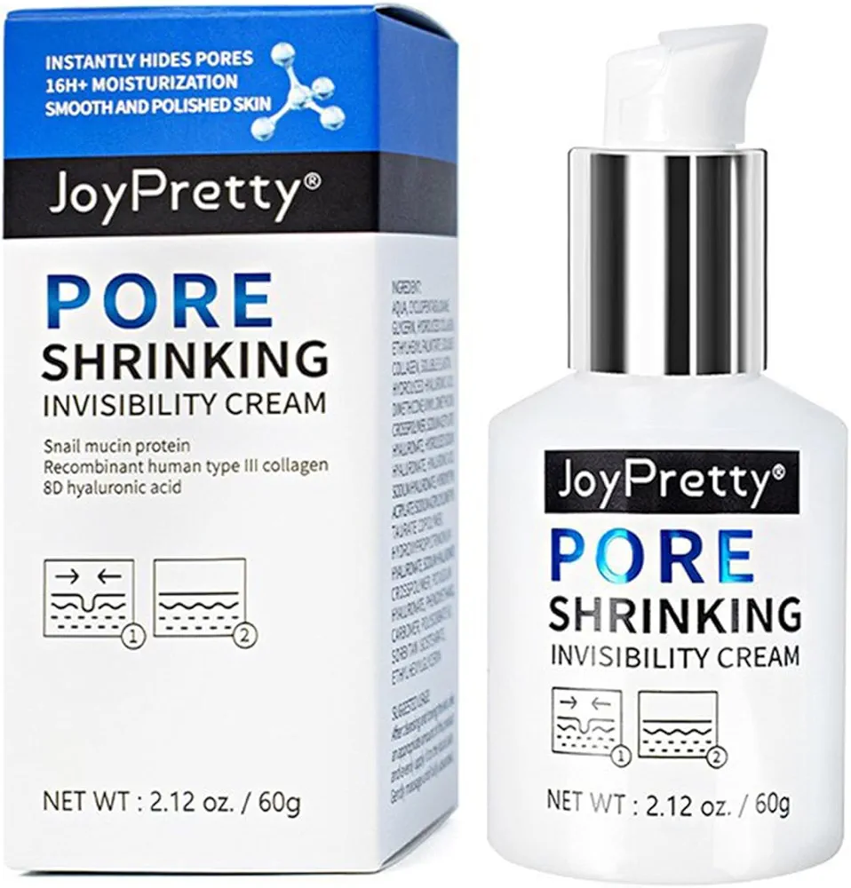 Pore Invisible Cream,Pore Shrinking Invisibility Cream,Pore Minimizer & Reducer for Face,Oil Control Firming,Tightening Pores,Moisturizing,Lightens Fine Lines Conceals Pores Cream