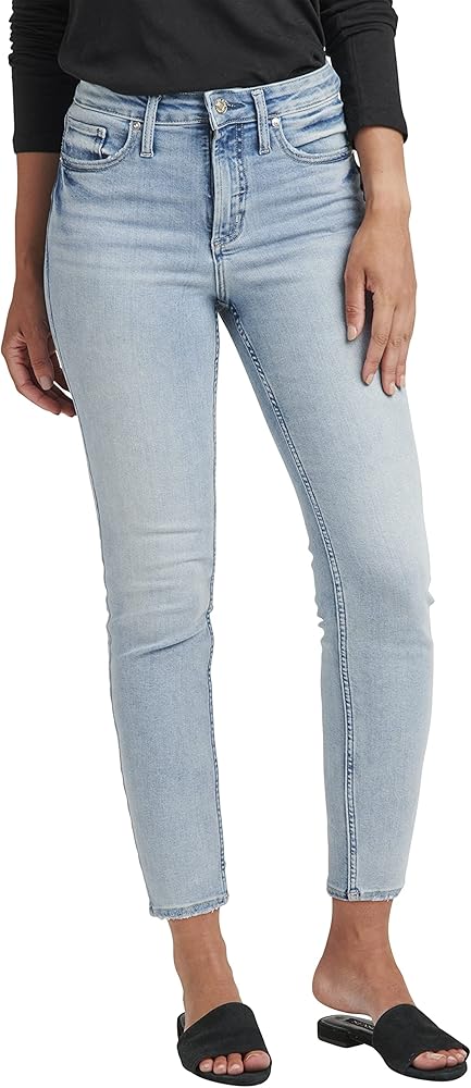 Silver Jeans Co. Women's Infinite Fit High Rise Skinny Leg Jeans