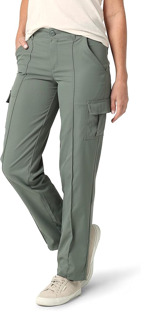 Lee Women's Flex to Go Mid Rise Seamed Cargo Pant