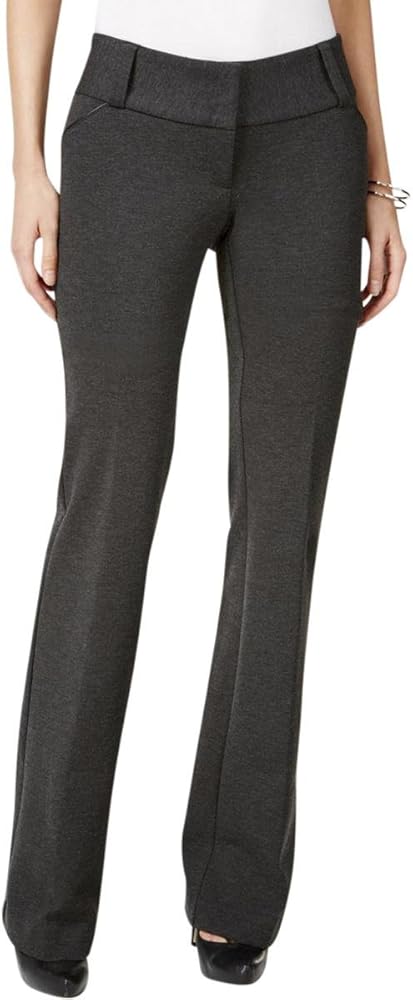 Alfani Womens Wide-Leg Casual Trouser Pants