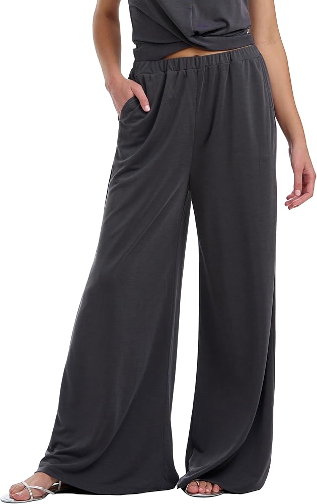 Splendid Women's Arlo Sandwash Jersey Palazzo Pant