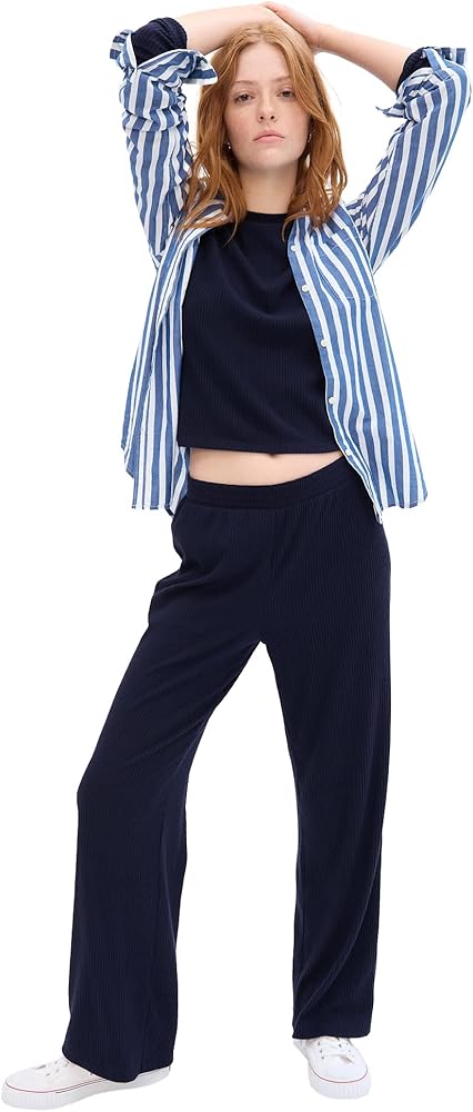 GAP Women's Cozy Rib Pants