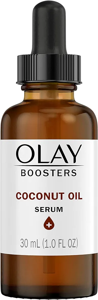 Olay Coconut Oil Serum, Nourishing Antioxidant Booster, Fragrance-Free, 1.0 Oz