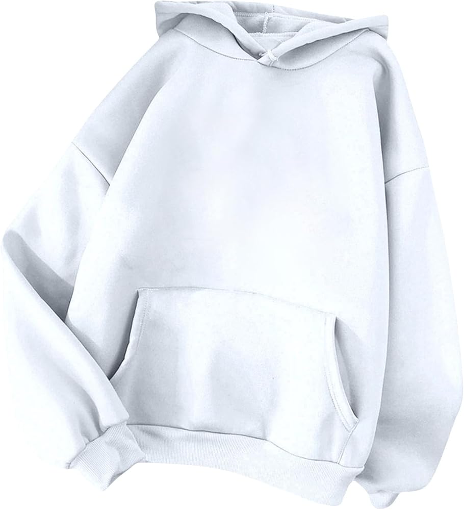 Try Before You Buy Womens Clothing Women's Fashion Sports Pullover Hoodie Loose Padded Thickened Warm Casual Sweatshirt