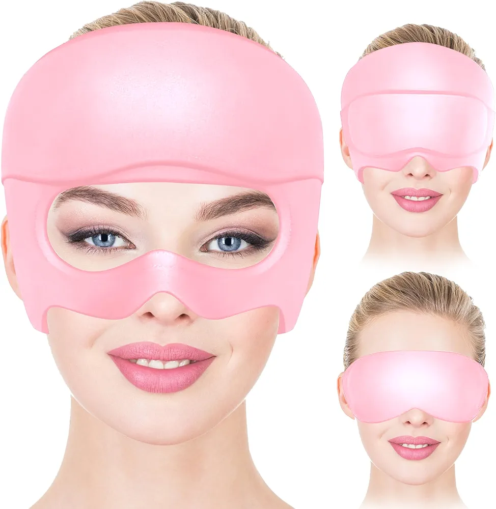 Migraine Relief Cap - Gel Headache Relief Cap 2pc/Set, Migraine Mask, Cooling and Hot Therapy Use- Best Migraine Relief Products