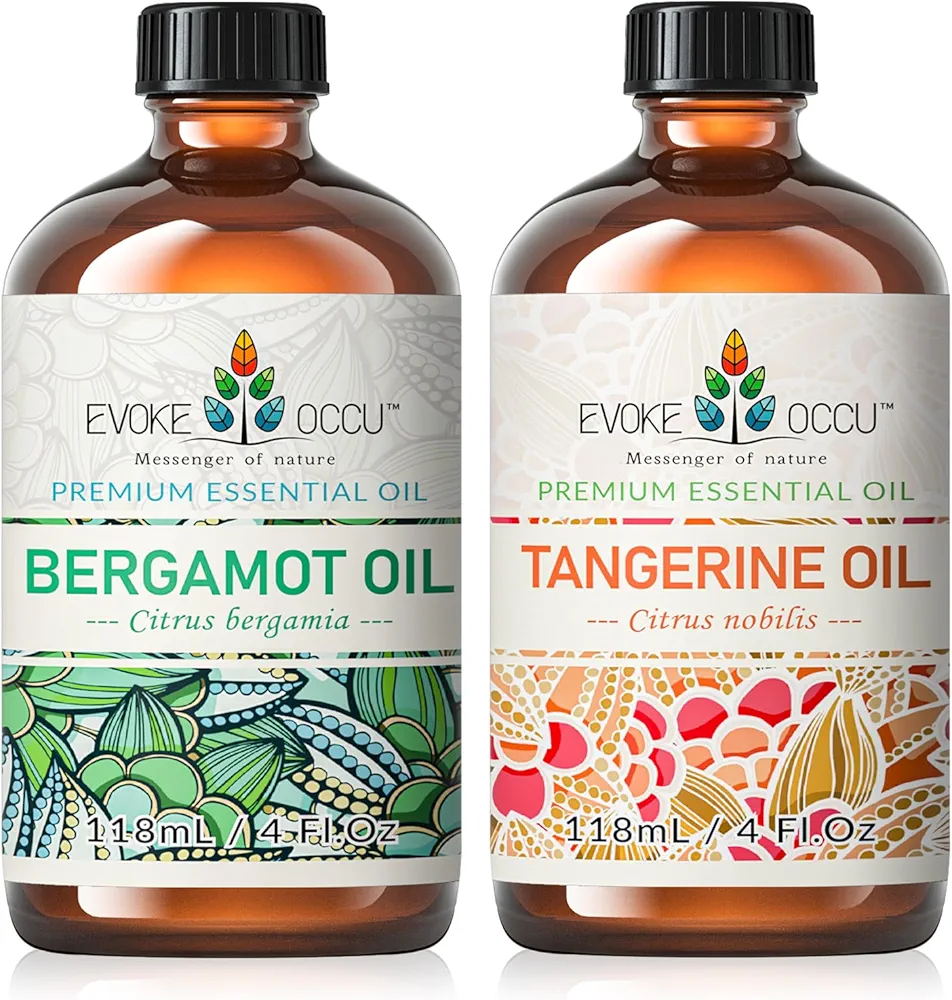 EVOKE OCCU Bergamot Essential Oil and Tangerine Essential Oil - 4 Fl Oz