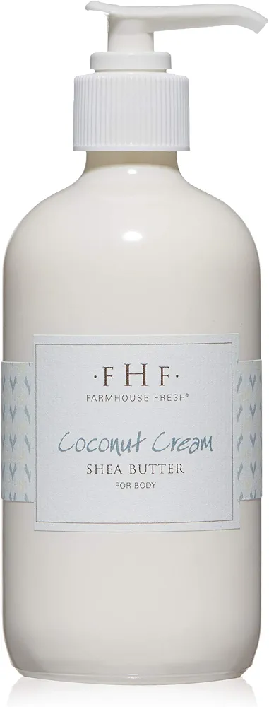 FarmHouse Fresh Coconut Cream Shea Butter for Body, Coconut Cream, 8 Fl Oz