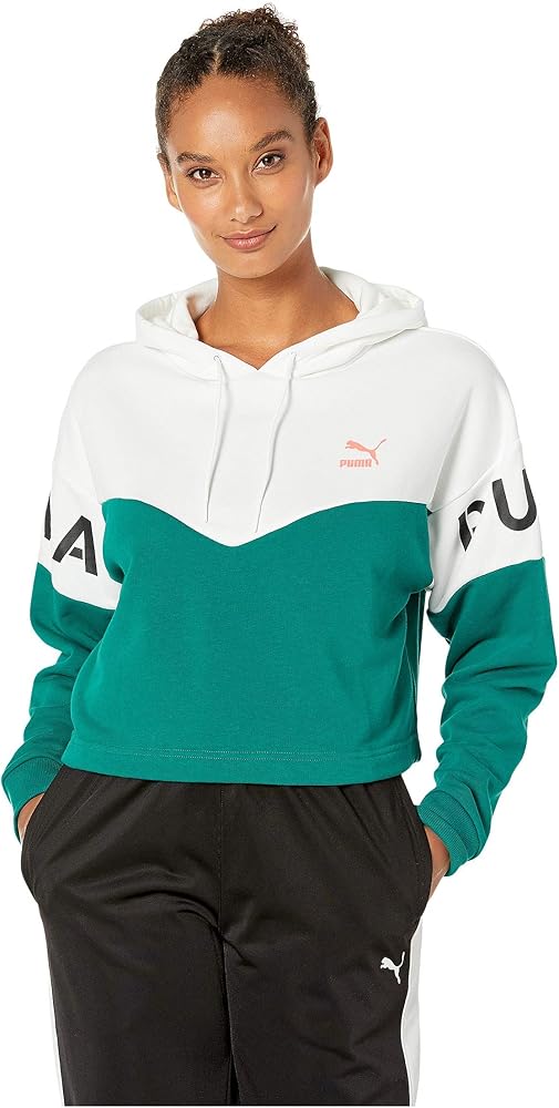 PUMA Women's XTG Hoodie, Teal Green, L