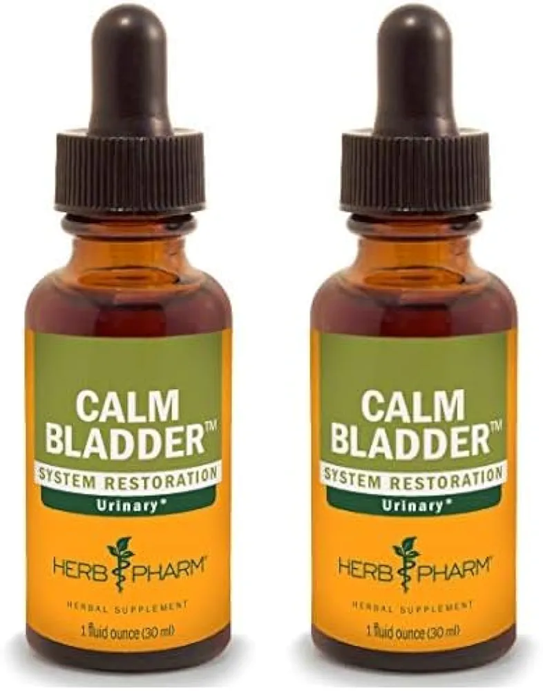 Herb Pharm Calm Bladder Liquid Formula for Urinary System Support - 1 Ounce (Pack of 2)