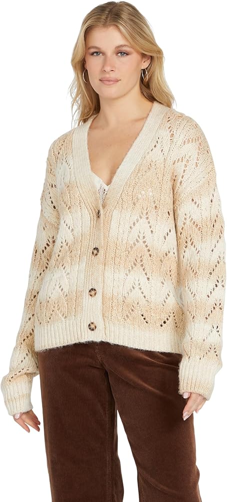 Volcom Women's Cosmosa V-Front Cardigan