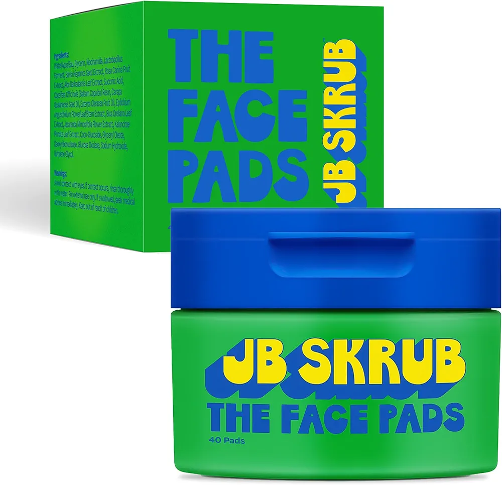 The Face Pads - Kids, Tween Boys & Teens Acne Cleansing Pads for Cool Confidence - Say Goodbye to Greasy Skin and Hello to Freshness - 40 Acne Wipes