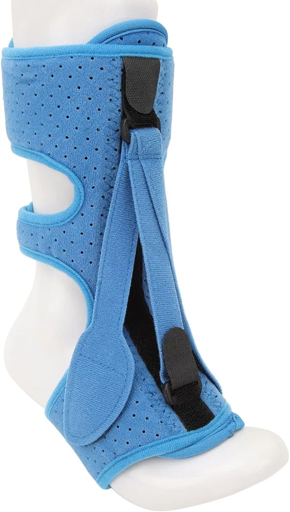 Horoper Plantar Fasciitis Night Splint, Foot Orthotic Brace Plantar Fasciitis Relief Splint Achilles Tendonitis Fixed Day Night Use Achilles Tendonitis Foot Drop Splint Blue