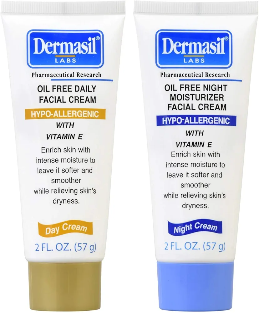 Dermasil Day Oil Free with Retinol Day & Oil Free Night 2oz Ea