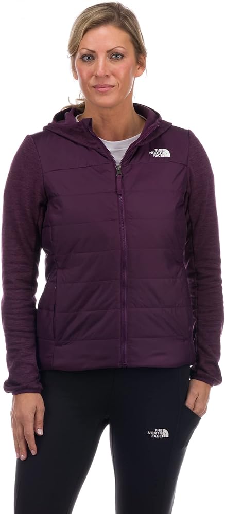 THE NORTH FACE Flare Hybrid Full Zip Womens Fleece Blackberry Wine XS