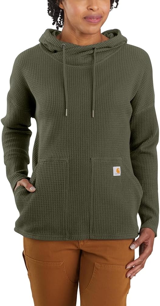 Carhartt Women's Relaxed Fit Heavyweight Long-Sleeve Hooded Thermal Shirt