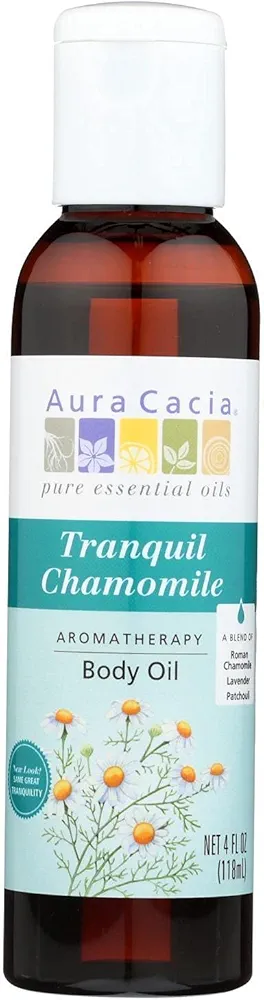 Aura Cacia Aromatherapy Body Oil Tranquility - 4 fl oz