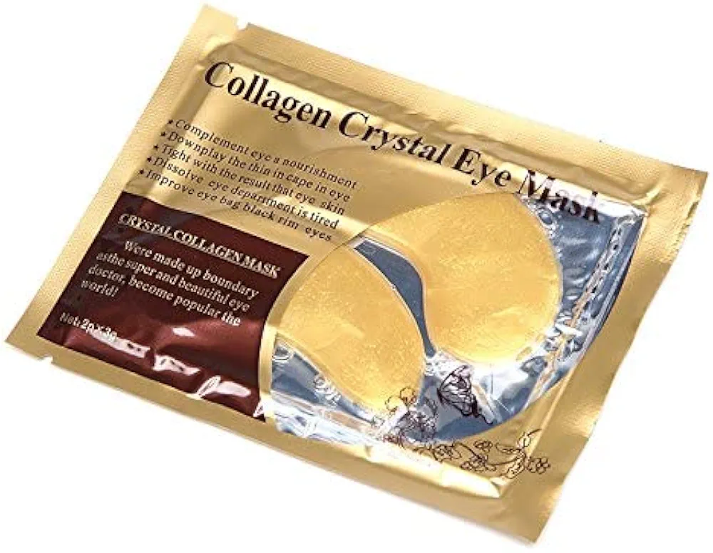 40 Pcs 24K Gold Crystal Collagen Eye Mask Dark Circle Eye Bags Patches