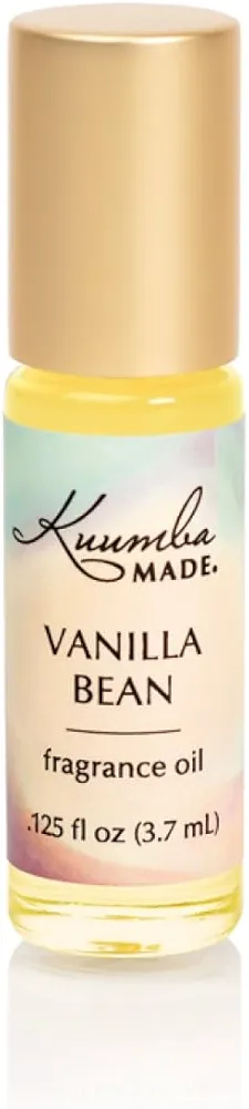 Kuumba Made Vanilla Bean Fragrance Oil Roll-On 0.125 fl oz (3.7ml) | Rollerball Perfume | Alcohol Free