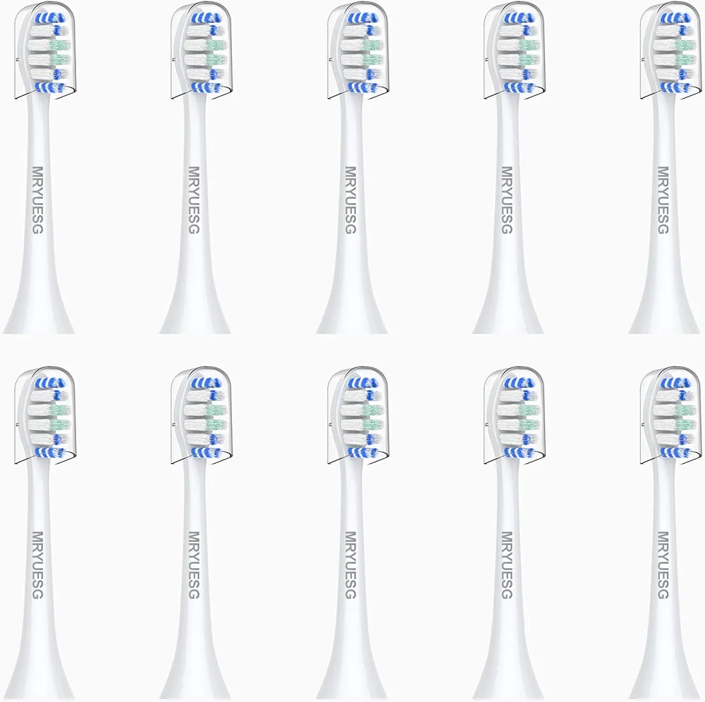 2024 Upgraded, MRYUESG Extra-Soft Toothbrush Replacement Heads Compatible with Philips Sonicare for Sentive Gum, 10 Pack, Electric Brush Head Designed for Phillips