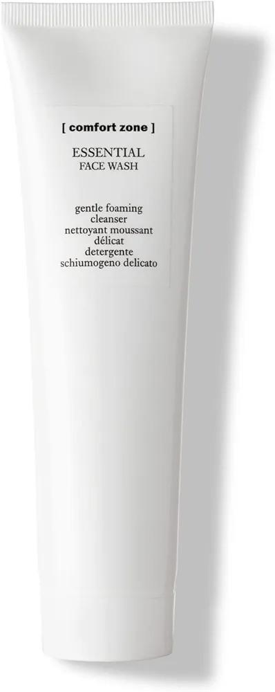 [ Comfort Zone ] Essential Face Wash, Foaming Cleanser, Remove Impurities, Gentle Makeup Removal, 5.07 fl. oz.