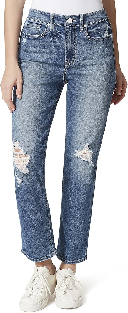 Women's High Rise Straight Leg Jean