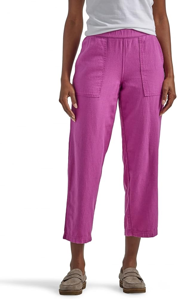 Lee Women's Ultra Lux Mid Rise Pull-On Crop Capri Pant