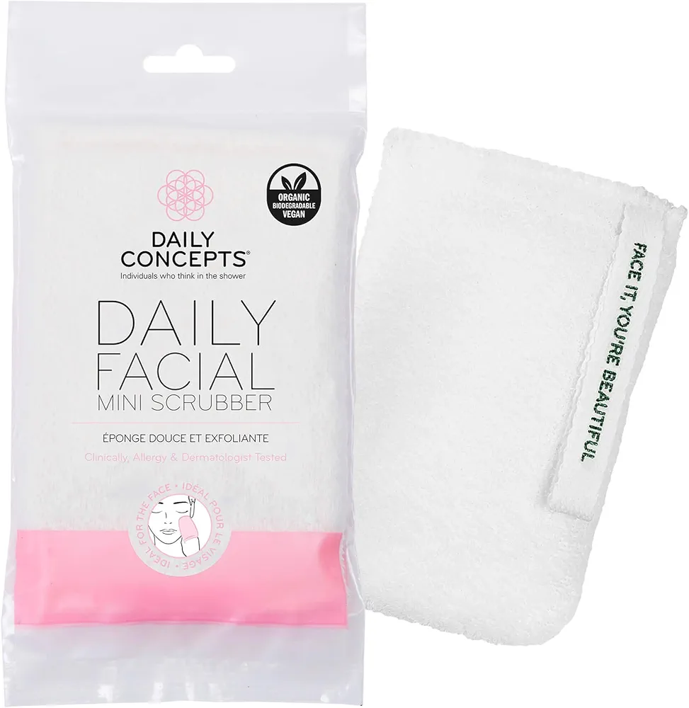 DAILY CONCEPTS Facial Mini Scrubber, 1 Count