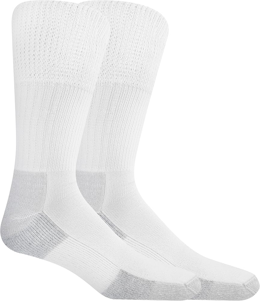 Dr. Scholl's Men's Advanced Diabetic Blisterguard Socks - 2 & 3 Pair Packs - Non-Binding Cushioned Comfort