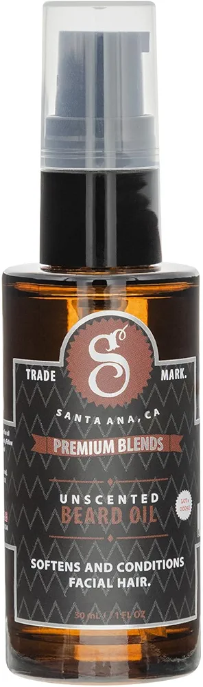 Suavecito Premium Blends Beard Oil - Leave-In Beard Conditioner For Softening Hair, Hydrating Skin, Eliminating Beard Dandruff, Healthy Beard Growth - 1 oz