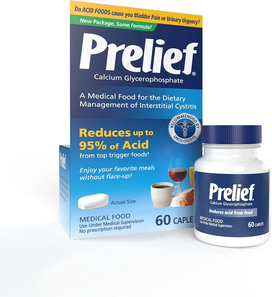 Prelief Acid Reducer Caplets Dietary Supplement, 60 Count