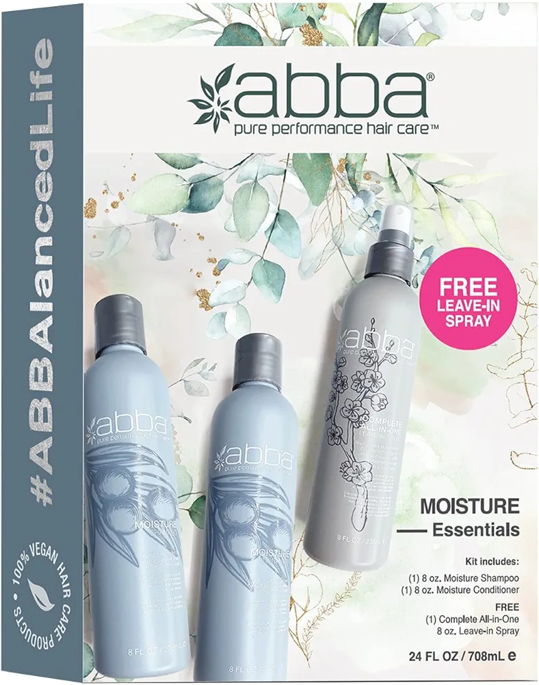 ABBA - Pure Moisture Shampoo - Olive Butter & Peppermint Oil