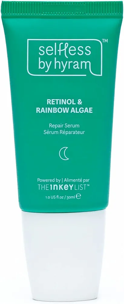 Selfless by Hyram Retinol & Rainbow Algae Repair Serum. Gently Target Post-Acne Marks and Hyperpigmentation. For Sensitive or Acne-Prone Skin (1 fl oz)