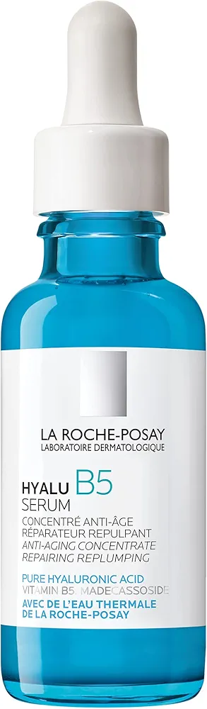 La Roche-Posay Hyalu B5 Pure Hyaluronic Acid Serum for Face, with Vitamin B5, Anti-Aging Serum for Fine Lines and Wrinkles, Hydrating Serum to Plump and Repair Dry Skin, Safe on Sensitive Skin