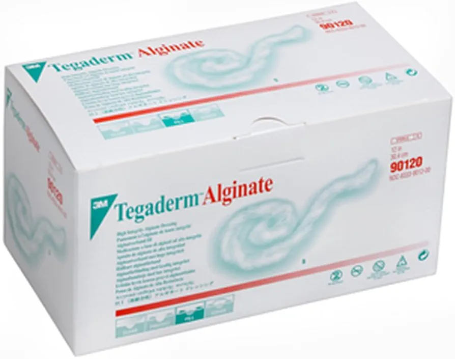 3M™ Tegaderm™ High Integrity Alginate Dressing 90120, Rope Style Dressing, 12 IN, 20 Bag/Case