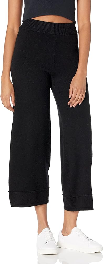 The Drop Women's Bernadette Pull-on Loose-fit Cropped Sweater Pant