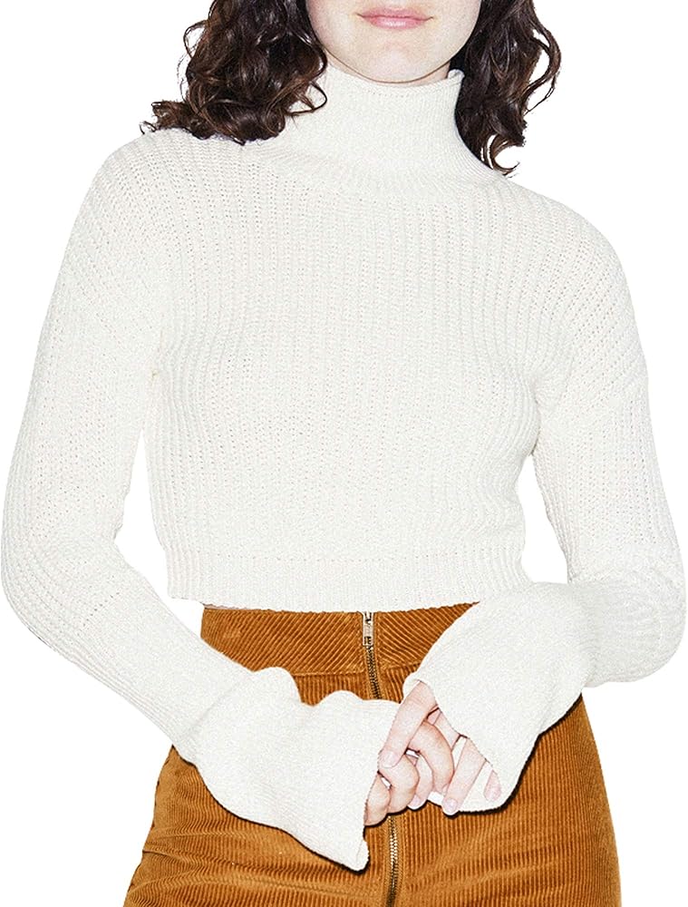 American Apparel Women's Fisherman Bell Sleeve Sweater