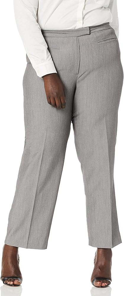 Ruby Rd. Women's Size Plus Flat Front Easy Stretch Pant