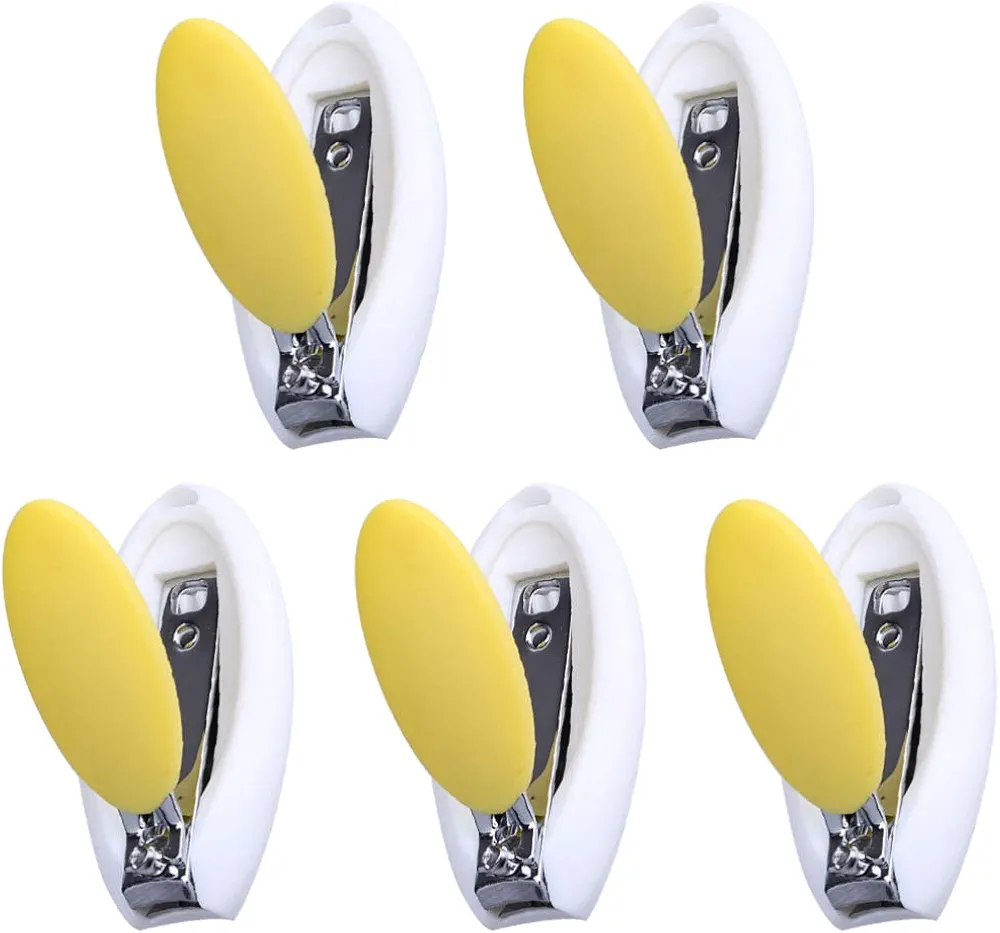 NUOBESTY 5pcs Steel Fingernial Cutters Manicure Nail Clippers Baby Nail Care Kit Infant Nail File Kids Nail Clippers Baby Nail File Newborn Nail Trimmer Nail Set Toddler Child