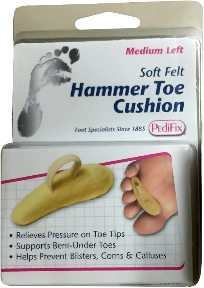 PediFix Hammer Toe Crest Cushion Medium 8+, Left