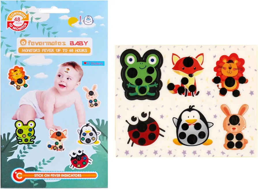 Forehead Stick-On Fever Kids Fast Temperature Fever Continuously Fever Temperature Stickers