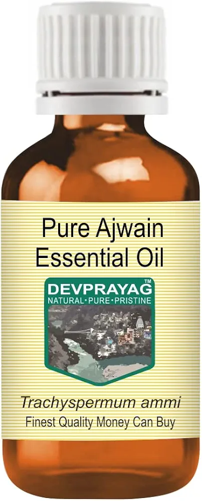 Pure Ajwain Essential Oil (Trachyspermum ammi) Steam Distilled 100ml (3.38 oz)