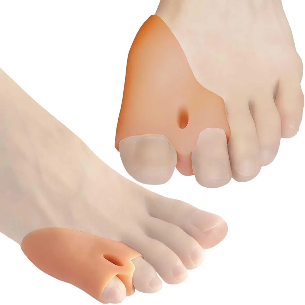 Chiroplax Bundle - 4 Tailor's Bunion Pinky Toe Pads (Size S) + 4 Bunion Big Toe Pads (Size S)