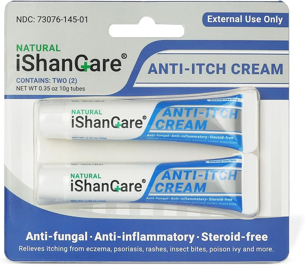 Anti Itch Cream Extra Strength, Outdoor Portable Itchy Skin Relief Cream for Bug & Mosquito Bites, Insect Bites, Poison Ivy and More Itches, Contains Skin Protecting Oatmeal 0.7oz