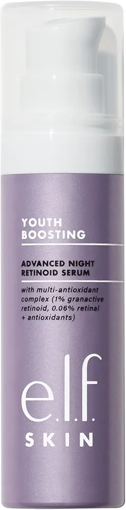 e.l.f. SKIN Youth Boosting Advanced Night Retinoid Serum, Anti-Aging Serum For Reducing Appearance of Fine Lines & Wrinkles, Vegan & Cruelty-Free