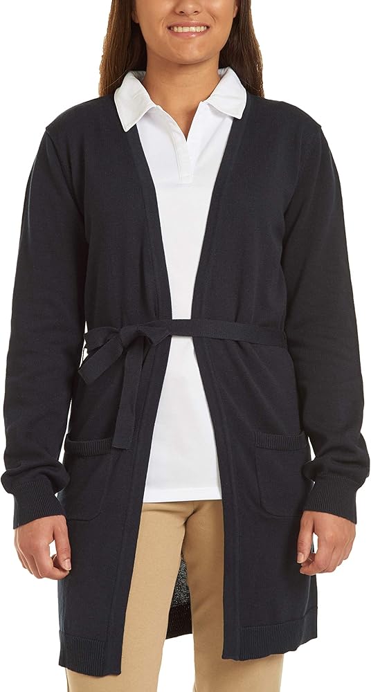 Nautica Junior's Uniform Wrap Cardigan Sweater