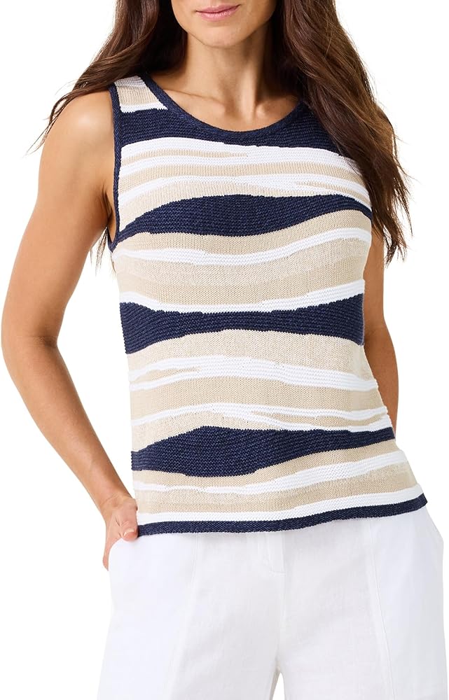 NIC+ZOE Women's Knit Waves Sweater Tank