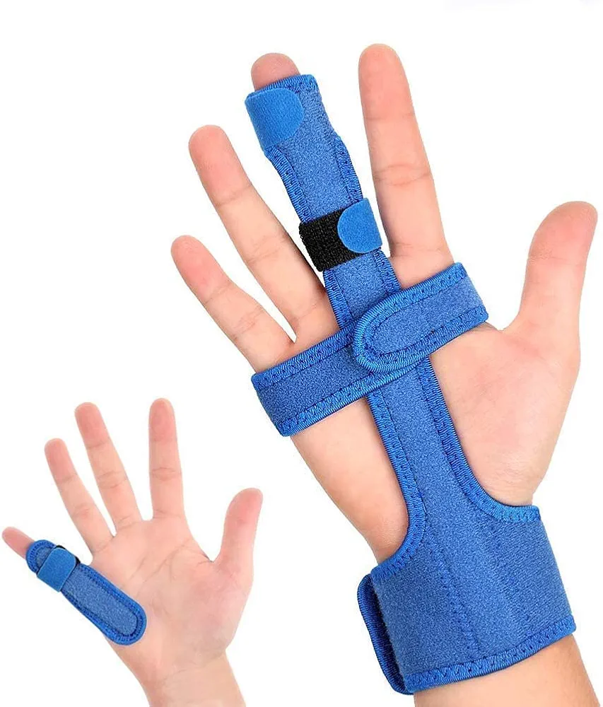 Trigger Finger Splints for All Fingers - Trigger Finger Brace for Thumb, Universal Finger Straightener for Arthritis pain and Support, Hand Brace with Thumb Support for Trigger Finger